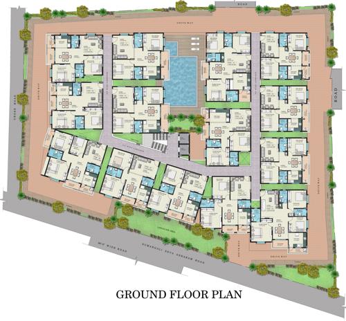 Images for Cluster Plan of Creative And Srivaru Sree Palace