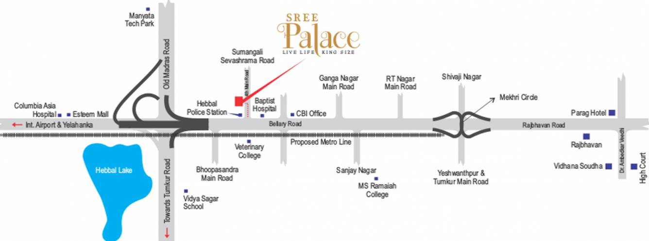 Images for Location Plan of Creative And Srivaru Sree Palace