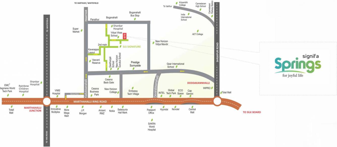  springs Location Plan