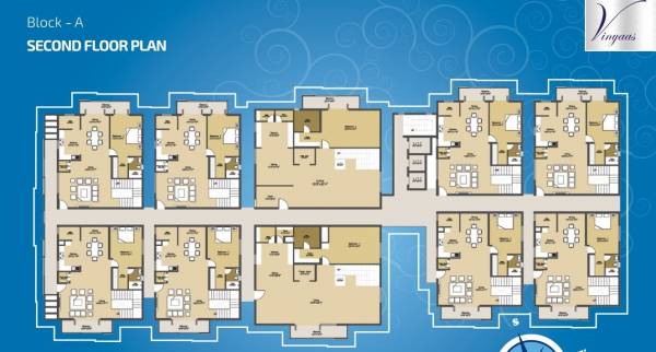  virtue Block A Cluster Plan 2nd Floor