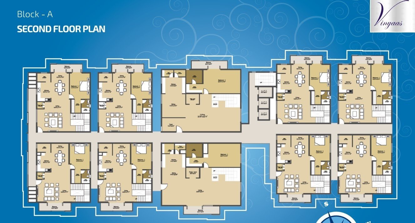  virtue Block A Cluster Plan 2nd Floor