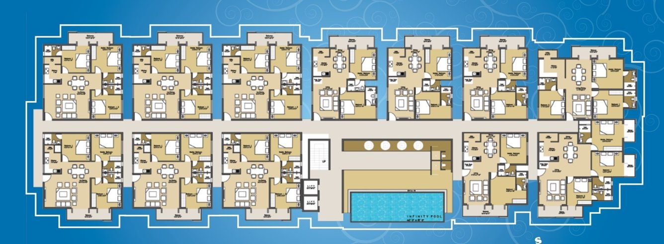  virtue Block B Cluster Plan from 1st to 4th Floor