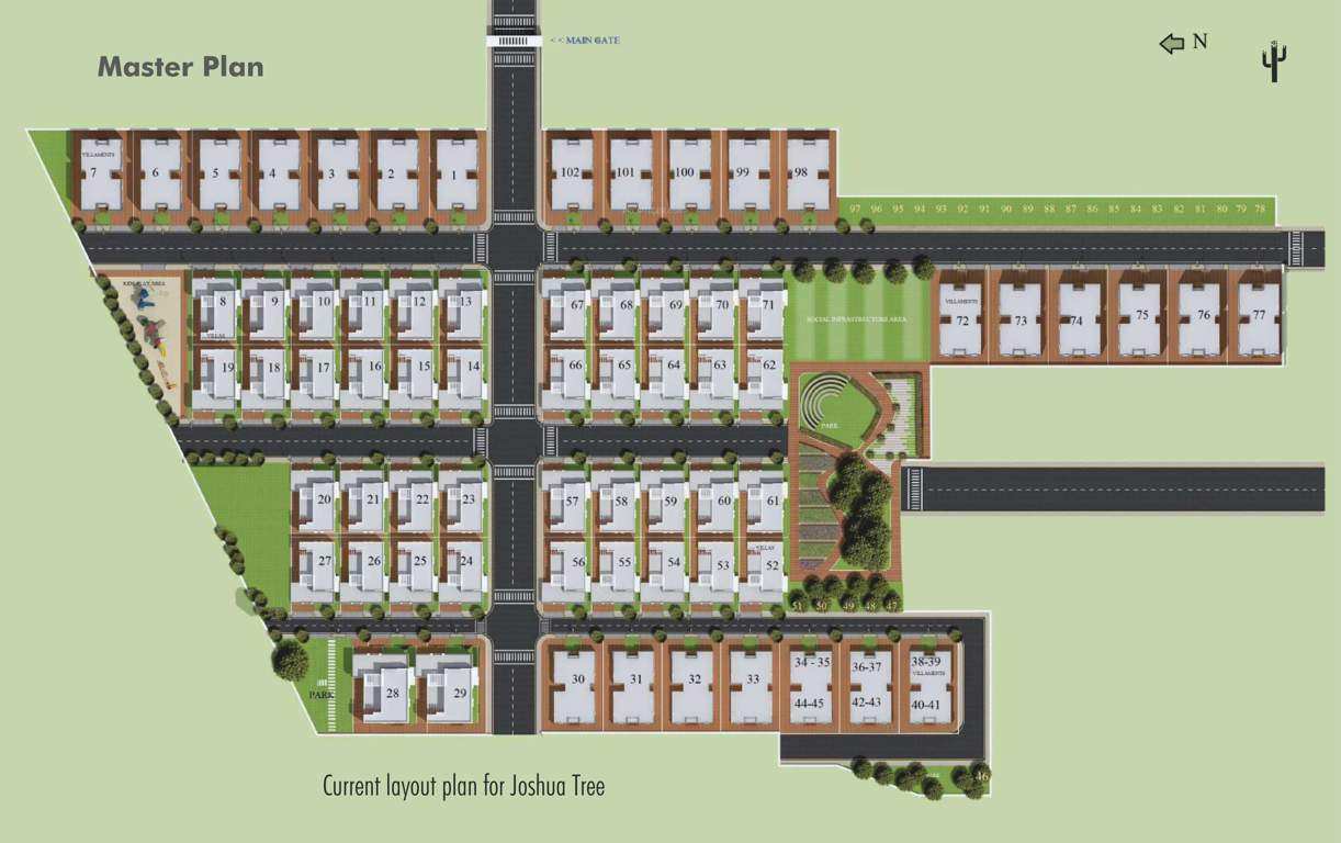 Images for Master Plan of Living Habitats Mittal Joshua Tree Villas