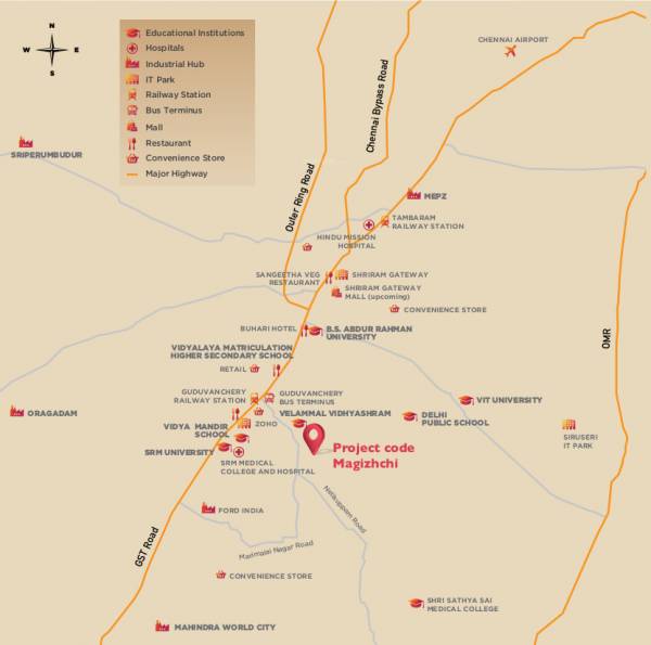 Images for Location Plan of Shriram Joy at Shriram Temple Bells