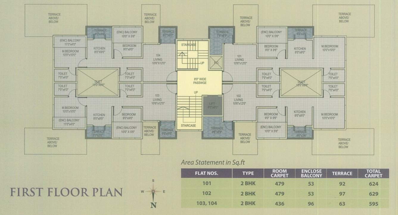 Images for Cluster Plan of Krushnarang Skylight