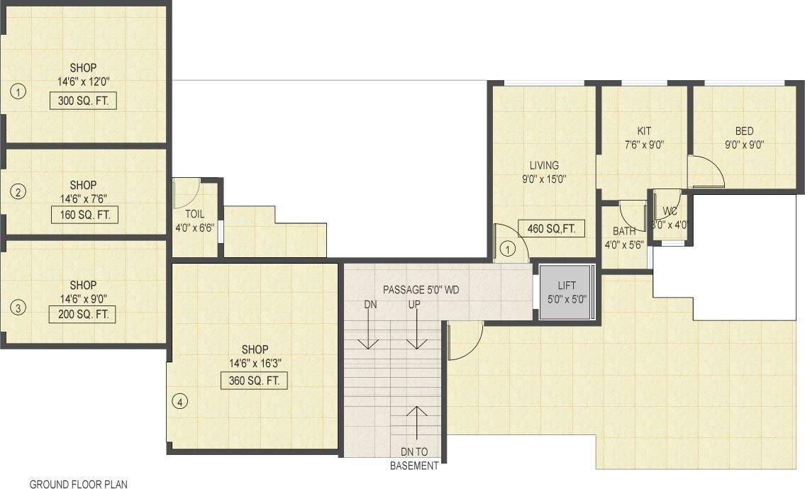  dattaram tower Dattaram Tower Cluster Plan