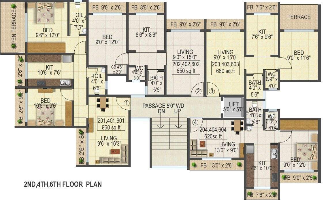  dattaram tower Dattaram Tower Cluster Plan