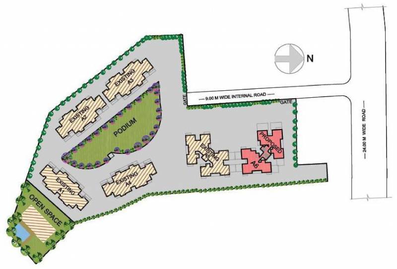  palmgrove-pune Images for Site Plan of Kumar Palmgrove 