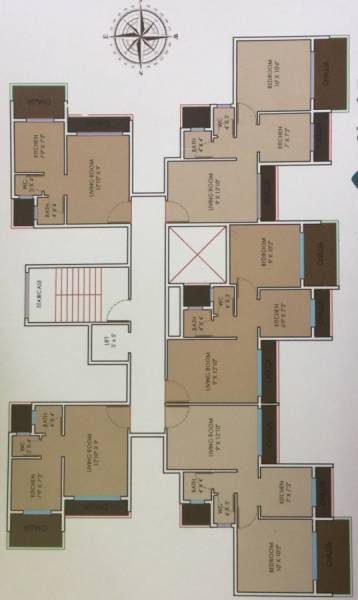  krishna-enclave Even Typical Floor Plan Shubh Krishna Enclave Cluster Plan