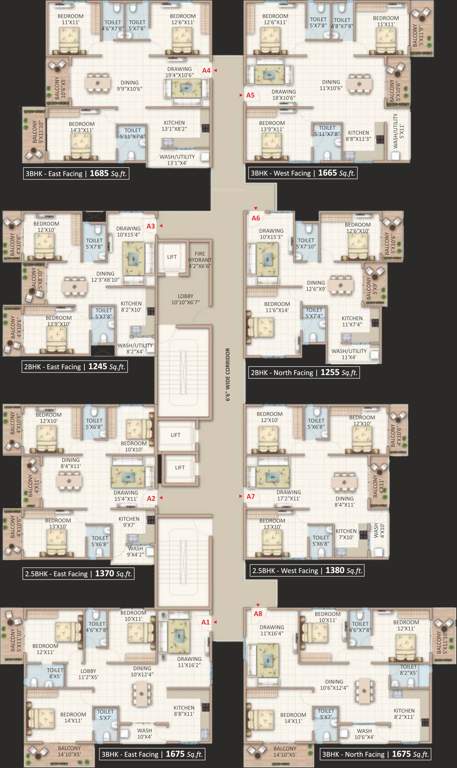  landmark Images for Cluster Plan of Candeur Landmark