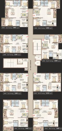  landmark Images for Cluster Plan of Candeur Landmark