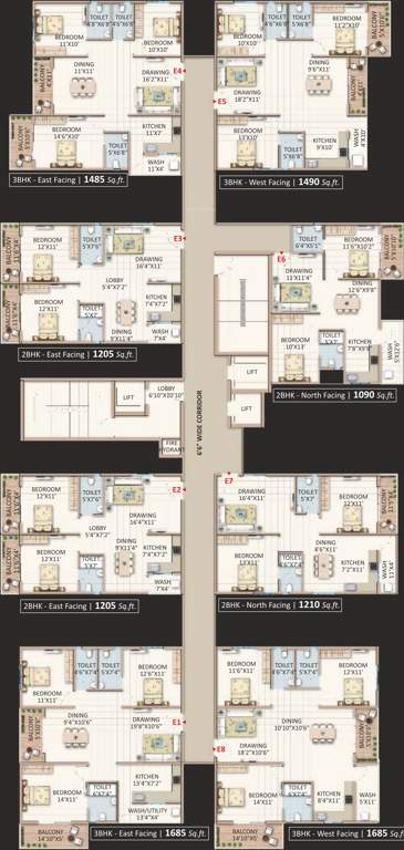  landmark Images for Cluster Plan of Candeur Landmark