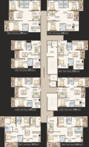 landmark Images for Cluster Plan of Candeur Landmark