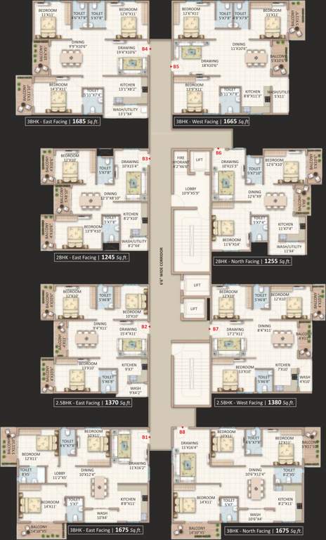 landmark Images for Cluster Plan of Candeur Landmark