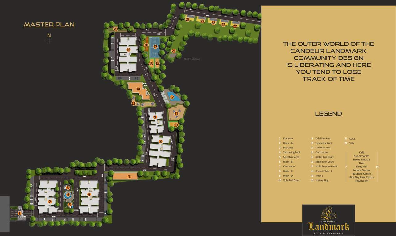  landmark Images for Master Plan of Candeur Landmark