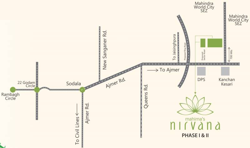  nirvana-ii Images for Location Plan of Mahima Nirvana II