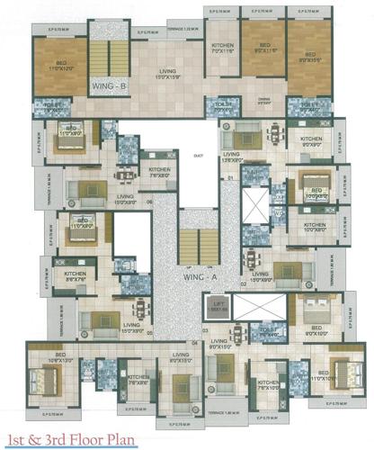 Images for Cluster Plan of Laxmi Waman Heights
