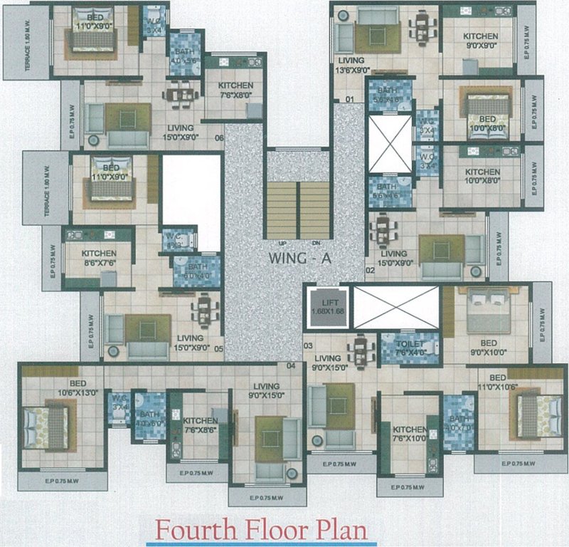 Images for Cluster Plan of Laxmi Waman Heights