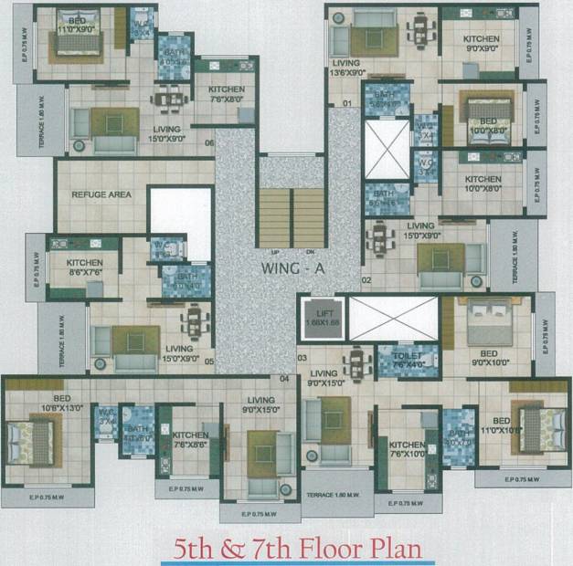 Images for Cluster Plan of Laxmi Waman Heights