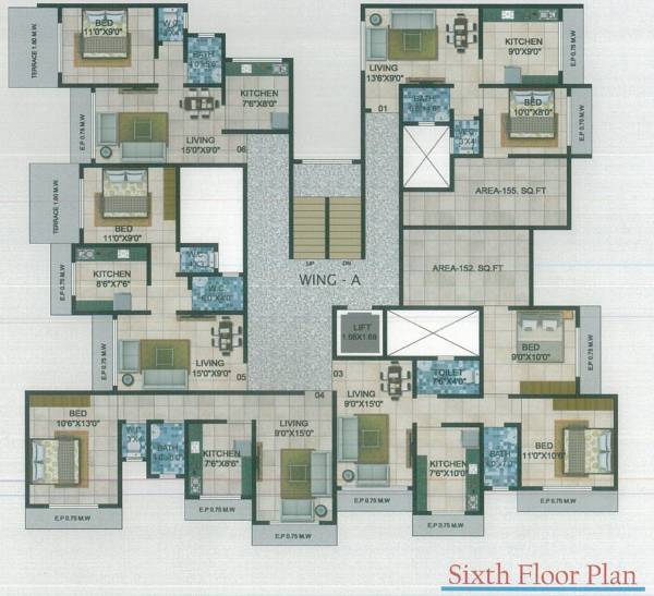 Images for Cluster Plan of Laxmi Waman Heights