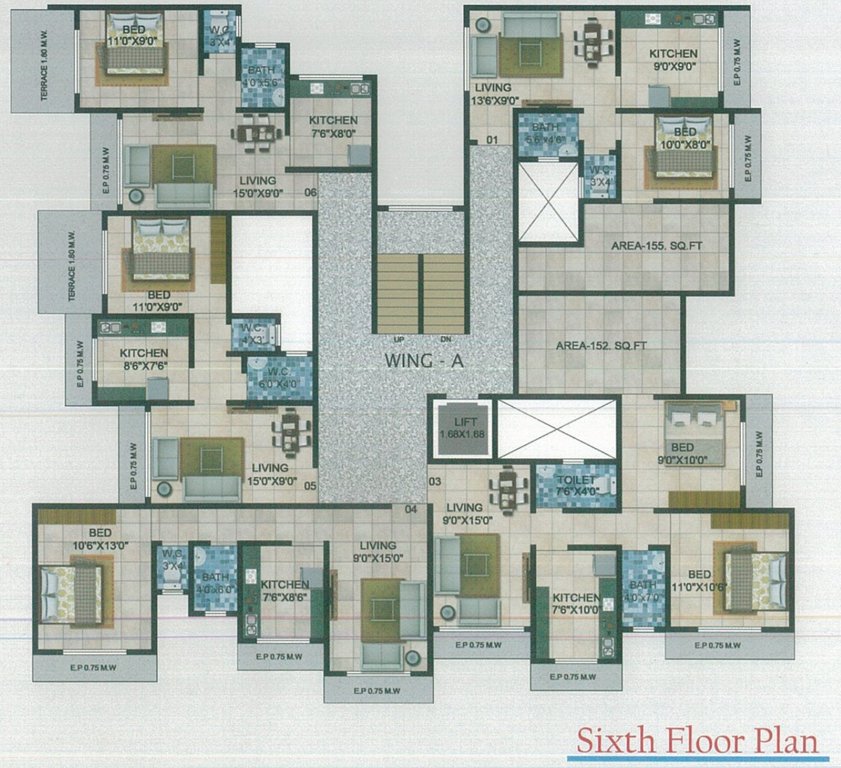 Images for Cluster Plan of Laxmi Waman Heights