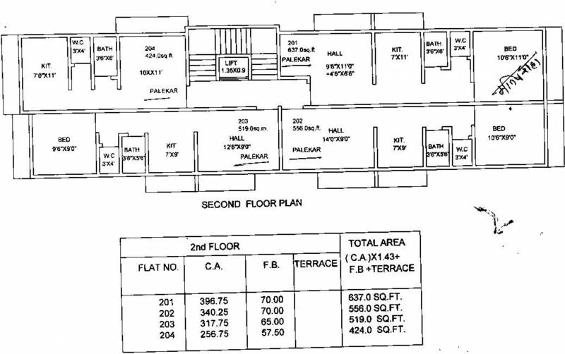 Images for Cluster Plan of Maalveer Om Palekar And Jitekar Apartment