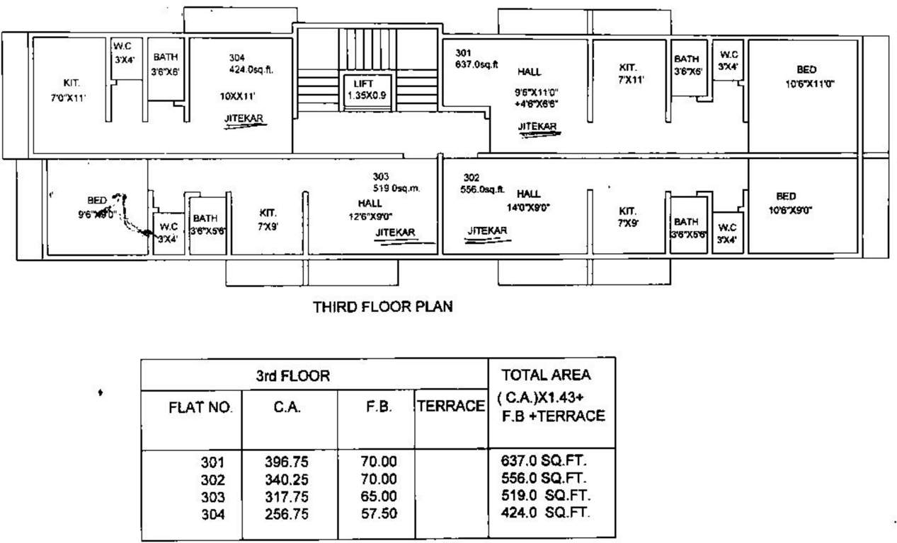 Images for Cluster Plan of Maalveer Om Palekar And Jitekar Apartment