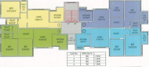 Images for Cluster Plan of Emmanuel Carnival Residency 1
