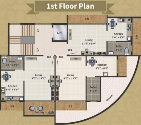 Images for Cluster Plan of Shree Hari Krishna Landmark