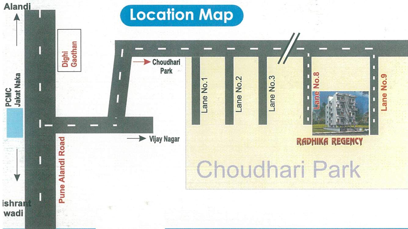 Images for Location Plan of Shree Samarth Radhika Regency