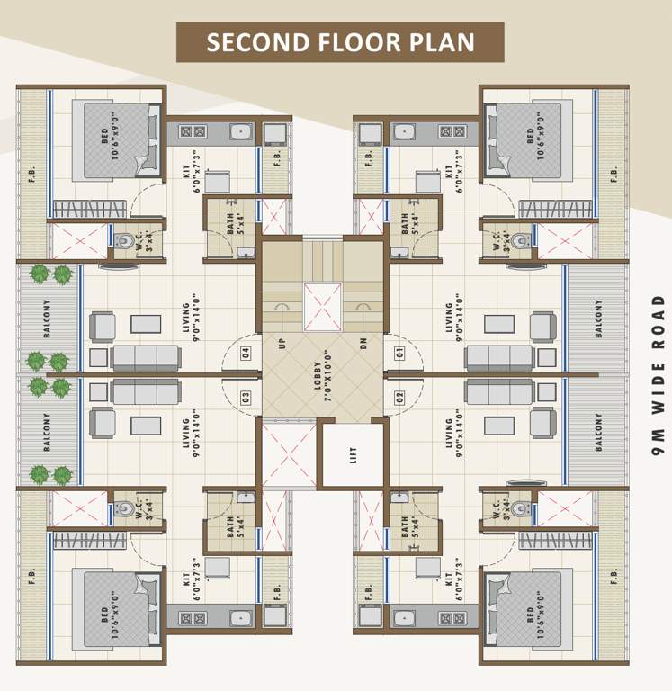 Images for Cluster Plan of Supcon Shree Sadan