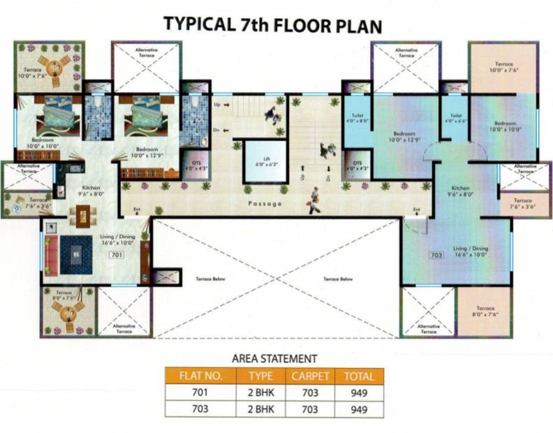 Images for Cluster Plan of Aakar Enclave