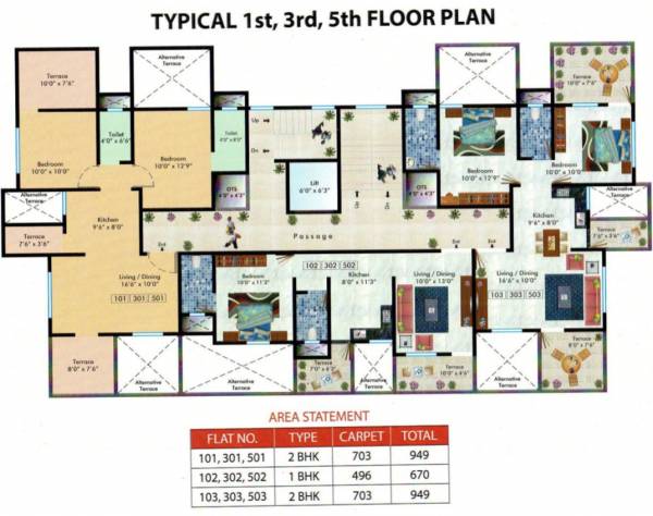 Images for Cluster Plan of Aakar Enclave