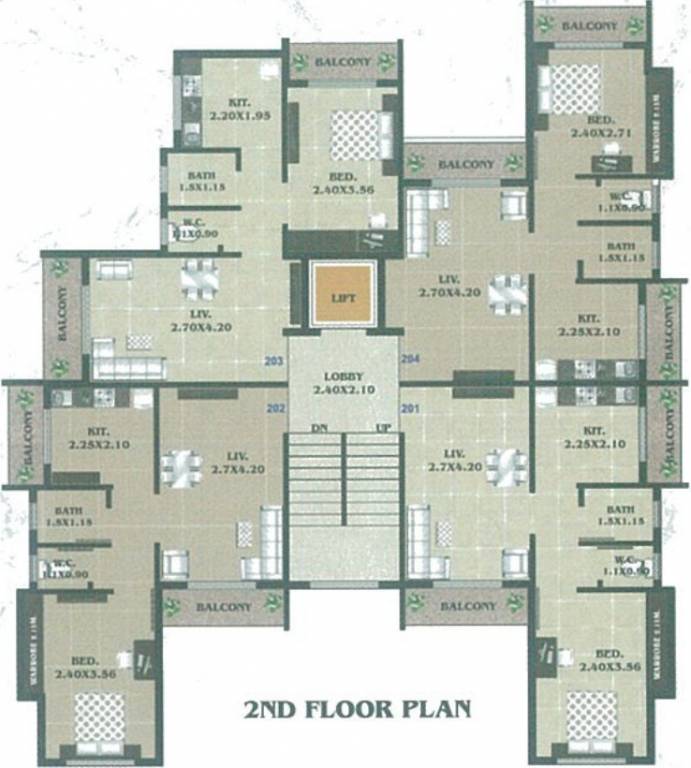 Images for Cluster Plan of A Z Residency