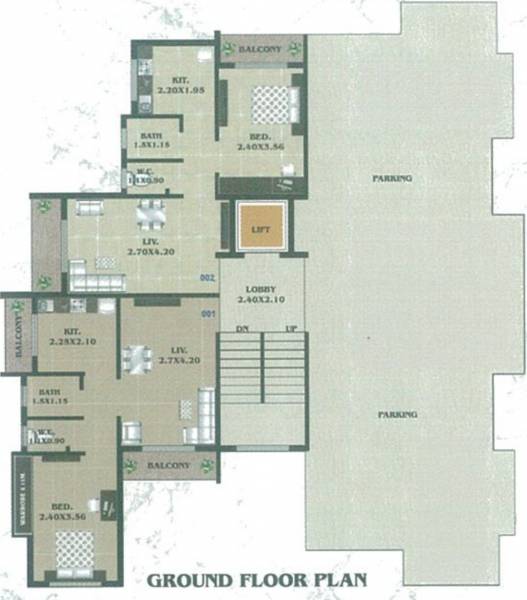 Images for Cluster Plan of A Z Residency