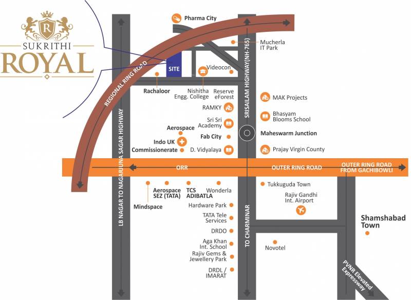 Images for Location Plan of Subhagruha Sukrithi Royal