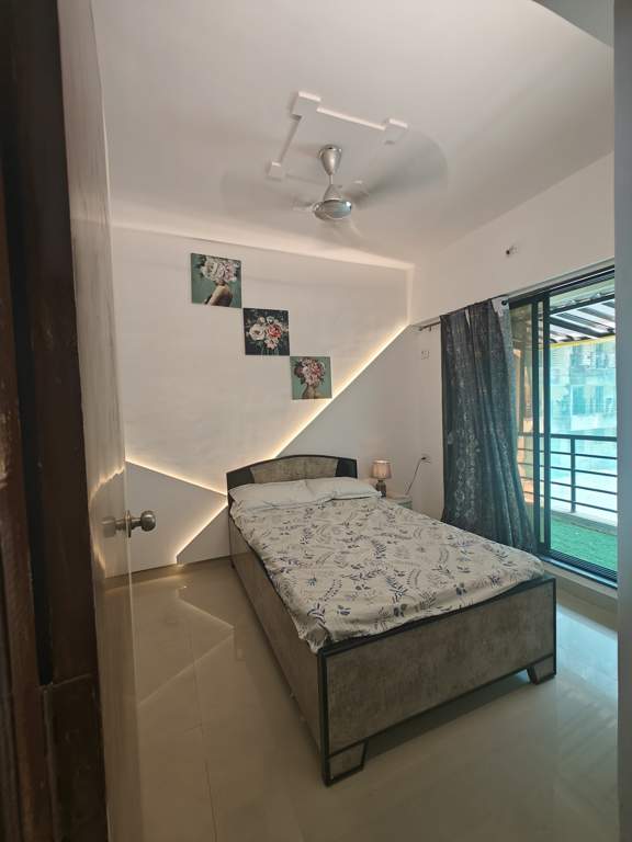  heights building no 2 d e f wing phase 1 ground plus 7th floor and phase 2 8th plus 12 floor Bedroom