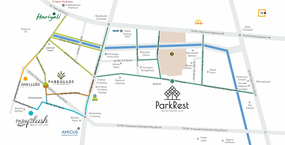  parkrest Location Plan