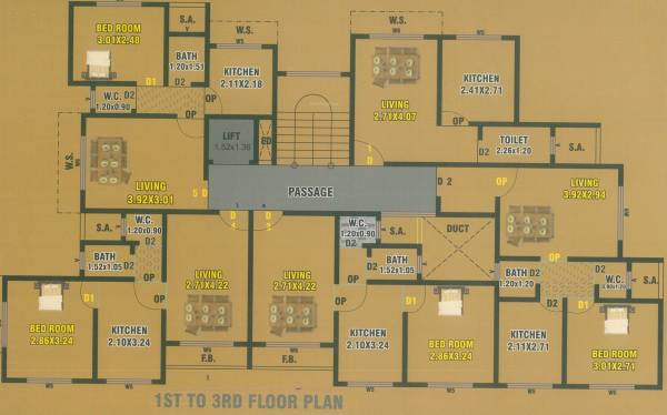 Images for Cluster Plan of Shivam Palace