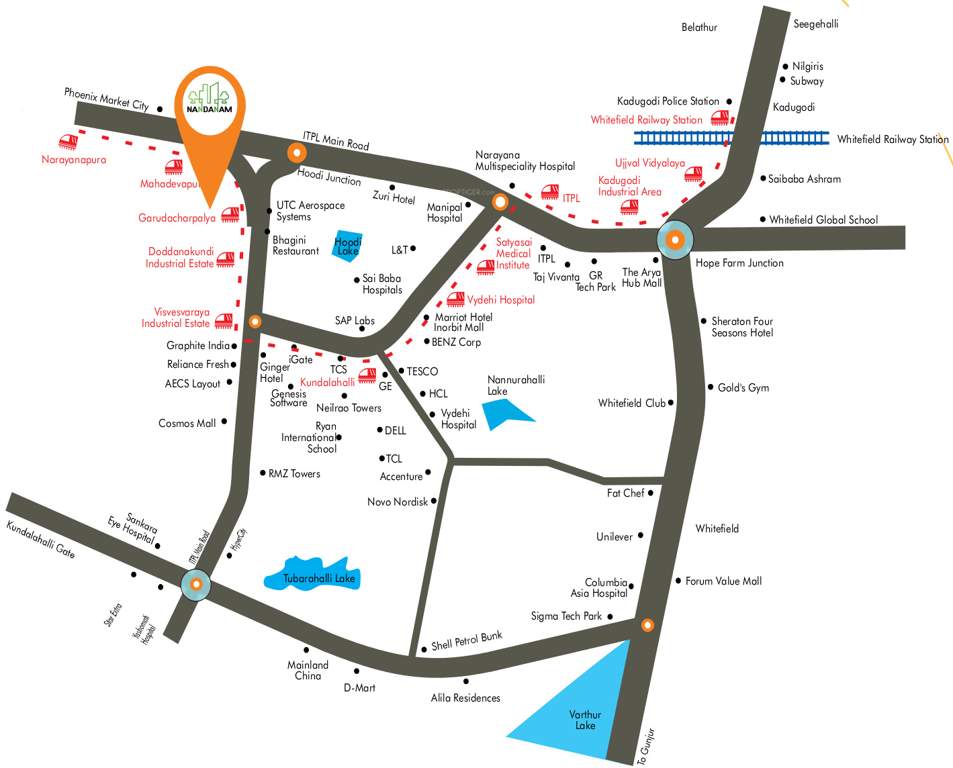  nandanam Images for Location Plan of Sumadhura Nandanam