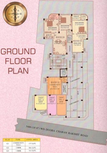 Images for Cluster Plan of Shri Siddhi Kamala Apartment