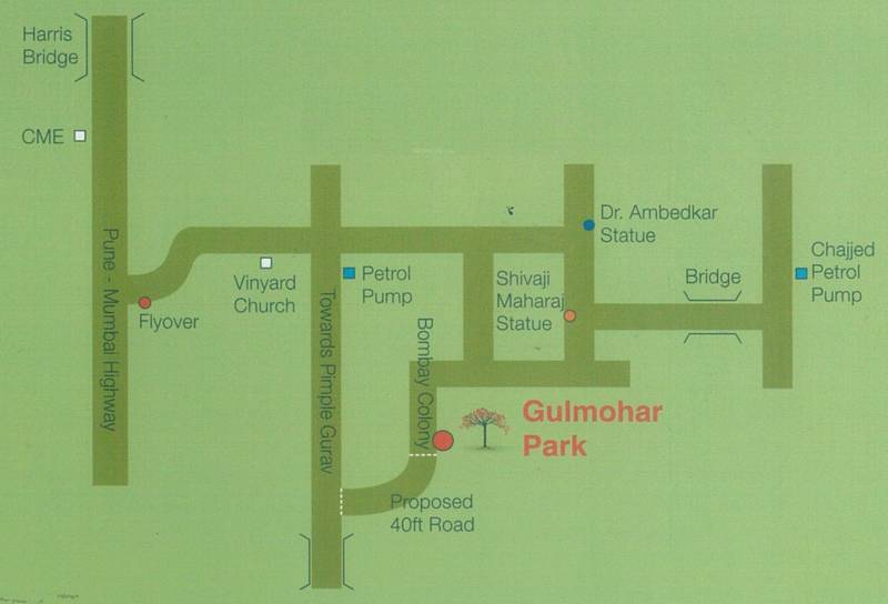  gulmohar-park Images for Location Plan of Siddhivinayak Gulmohar Park