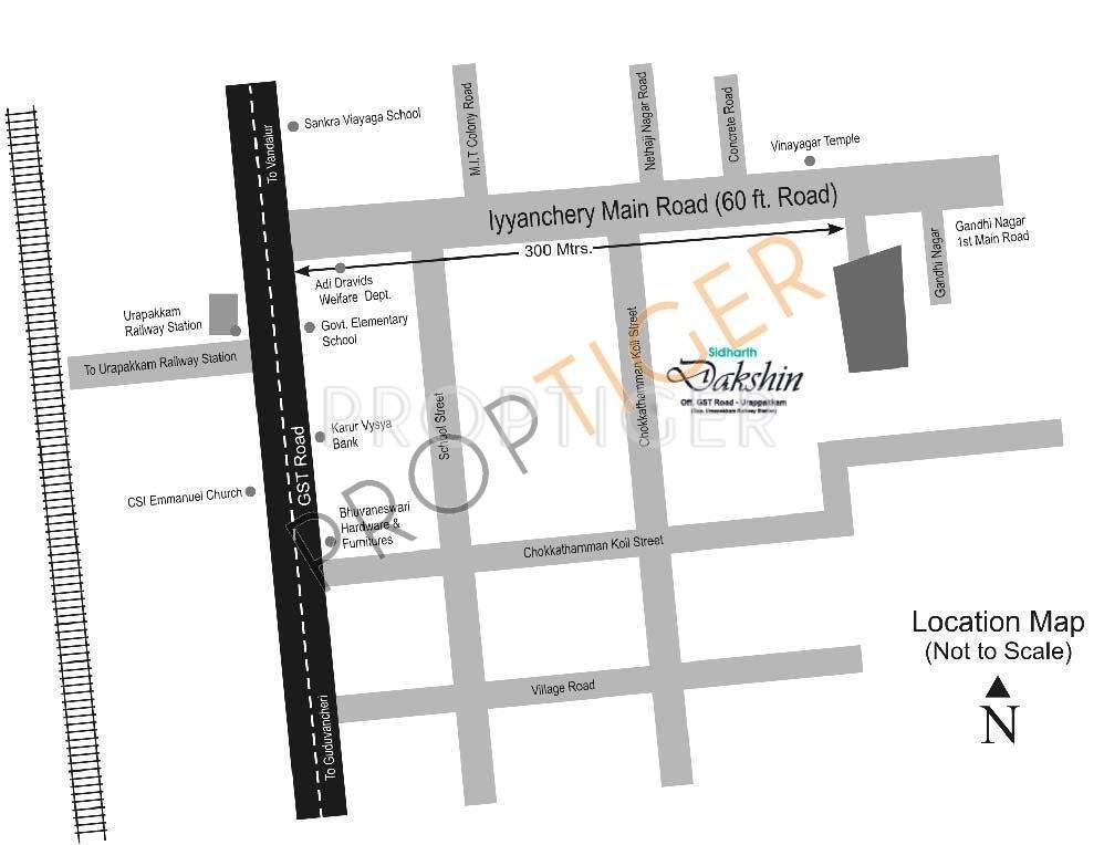 Images for Location Plan of Sidharth Foundations And Housing Dakshin