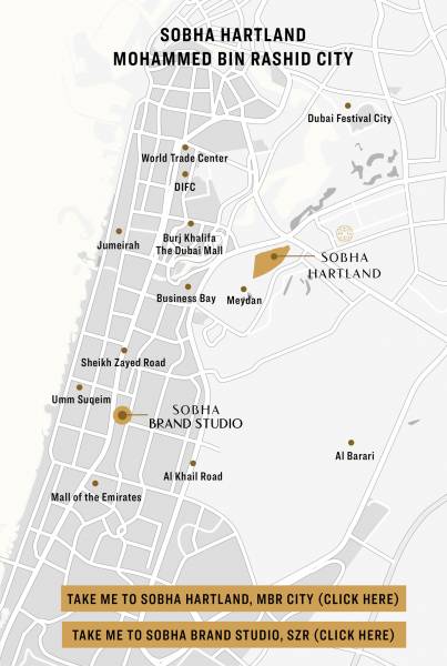 Images for Location Plan of Sobha Hartland Townhouses
