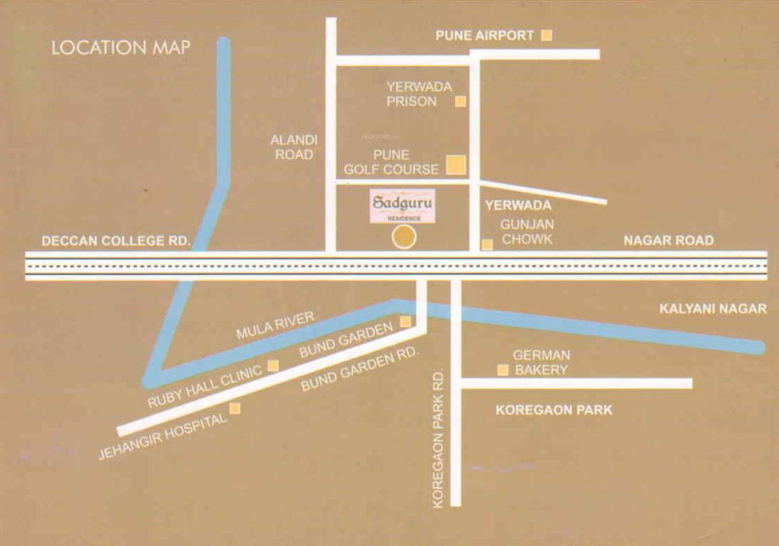  sadguru residence Location Plan
