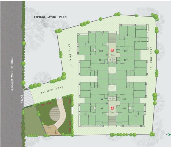  shahibaug-greens Layout Plan