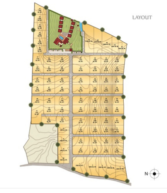  bramha greens Layout Plan