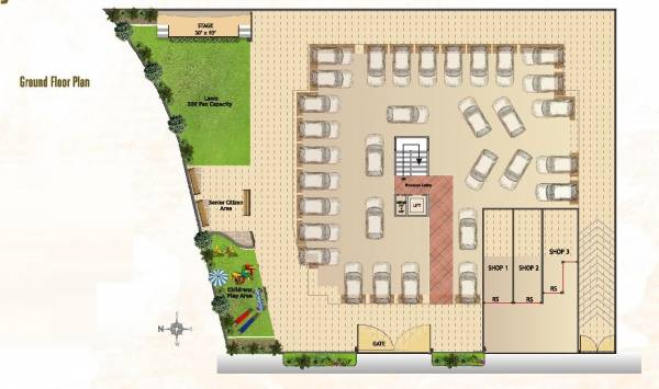 masterPlan of Landmarks Orchid Crown
