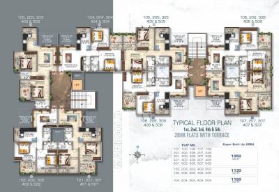  lava-7-estate Building 2 Cluster Plan