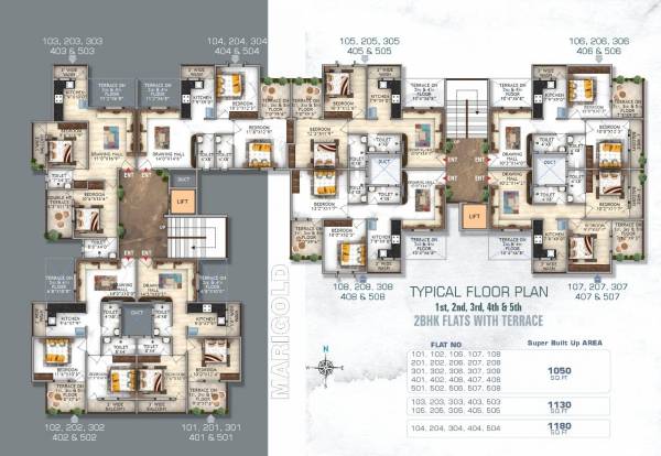  lava-7-estate Building 2 Cluster Plan